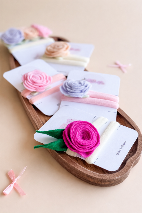 Single Rose Headband