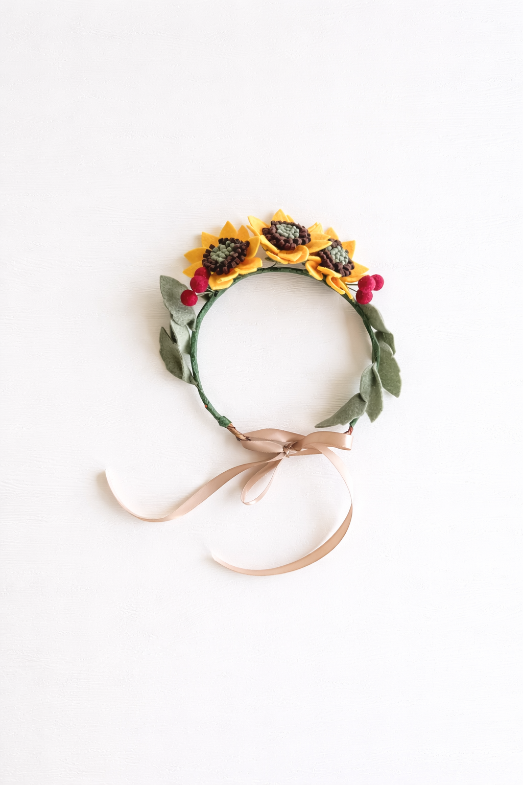 Sunflower Halo Flower Crown