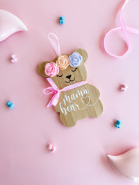 Mama Bear Bamboo Sign