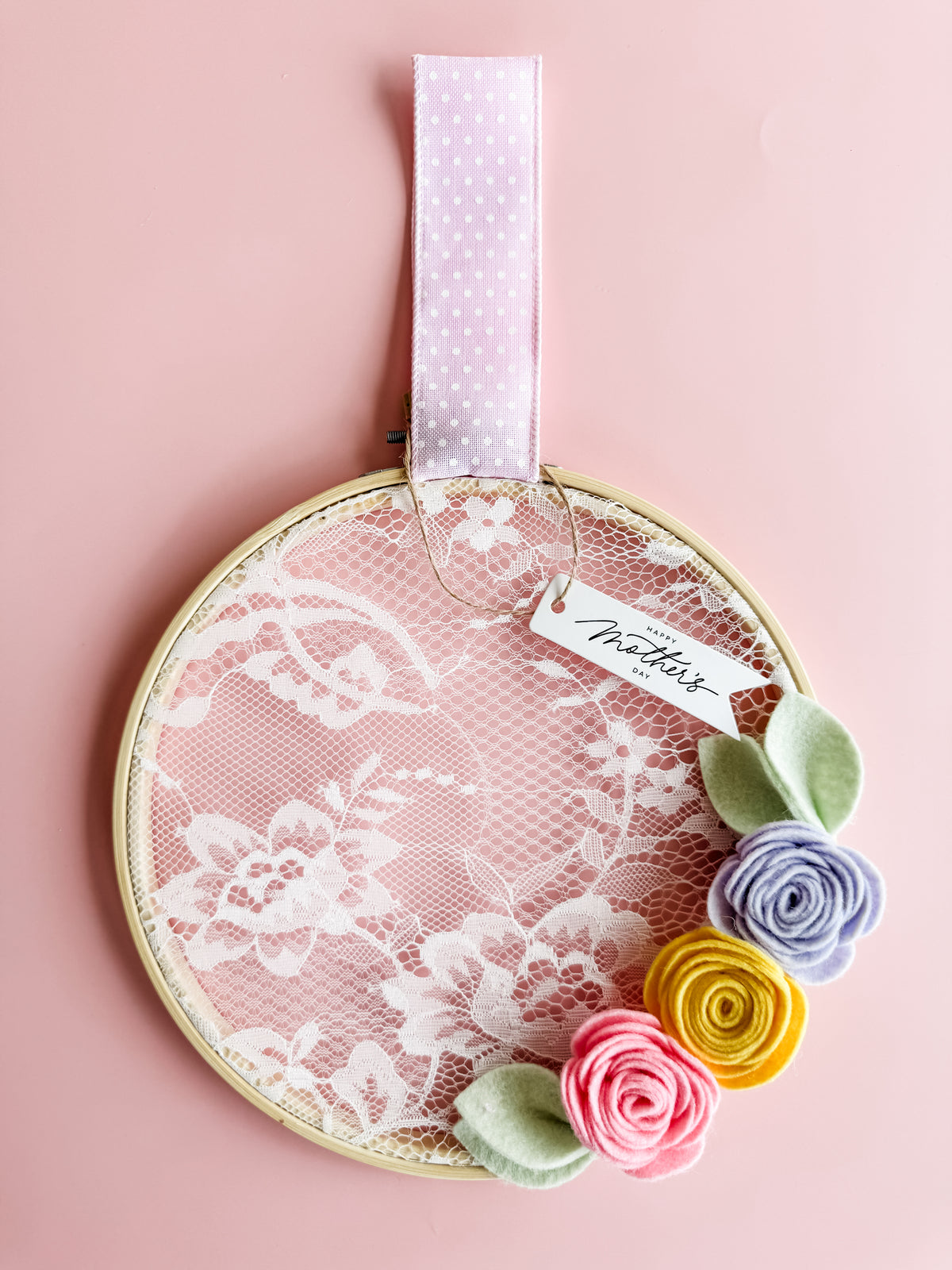 Blush Bloom Keepsake Hoop