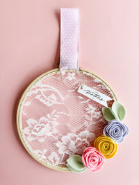 Blush Bloom Keepsake Hoop