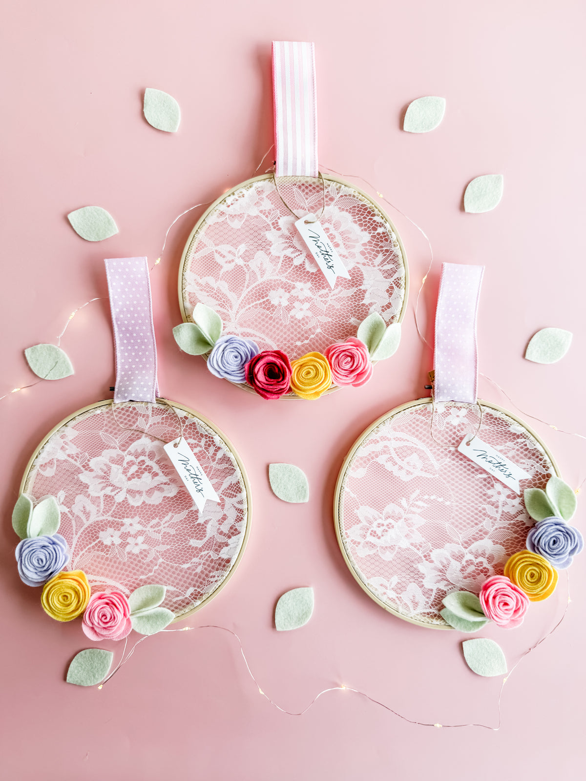 Blush Bloom Keepsake Hoop