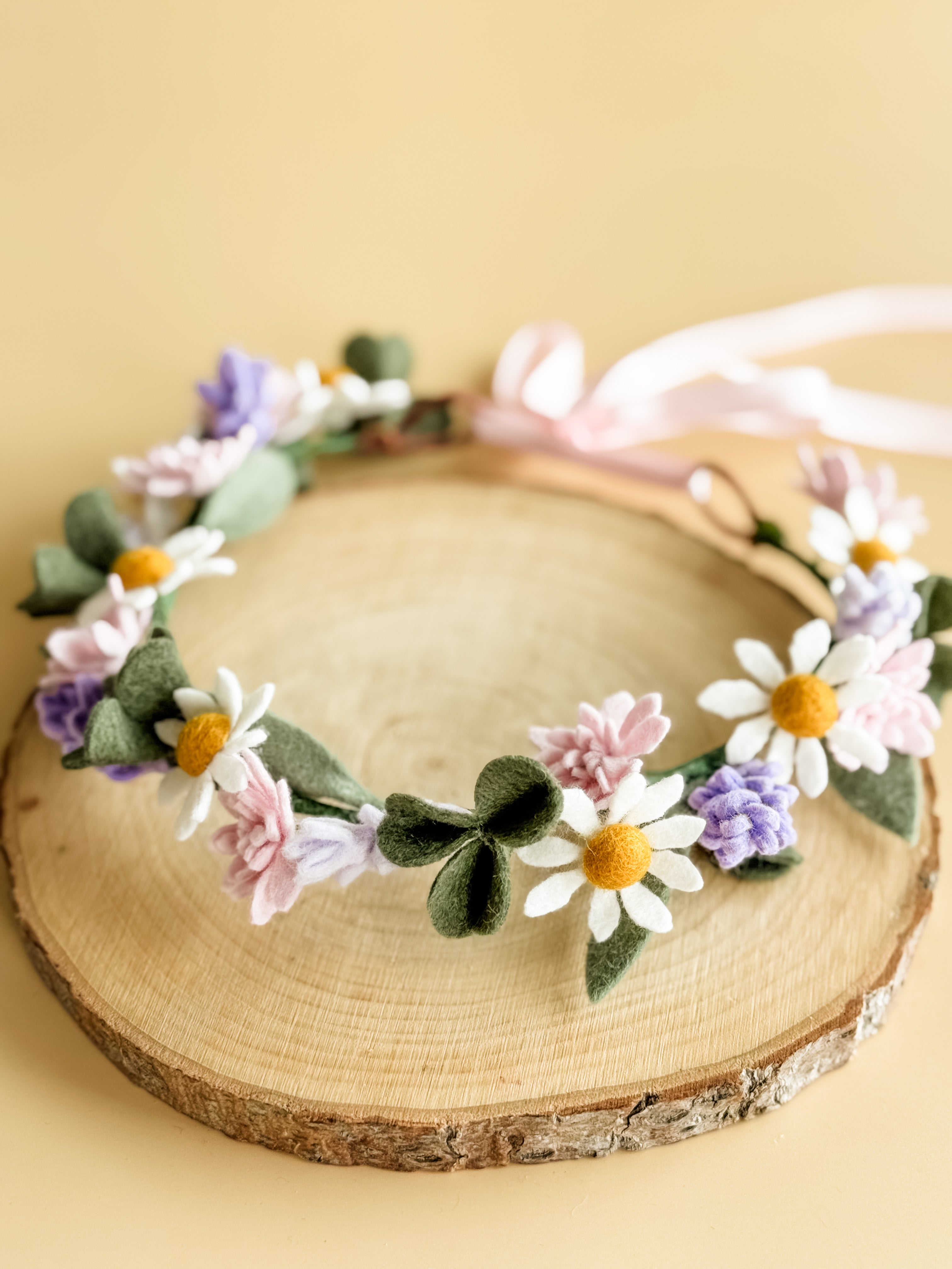 Anne's Wildflower Crown | Handmade Felt Flower Crown Canada – Five