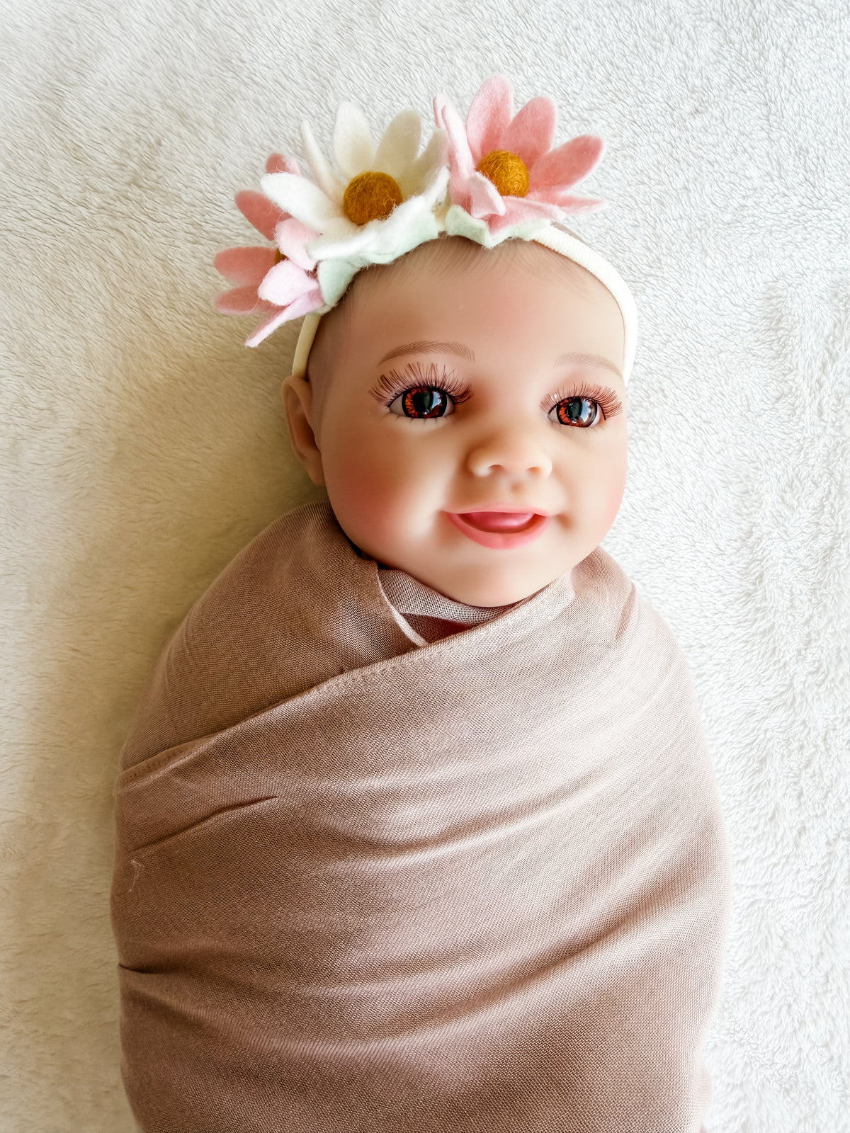 Pastel Daisy Trio Headband