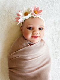 Pastel Daisy Trio Headband