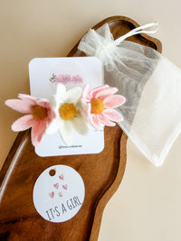 Pastel Daisy Trio Headband