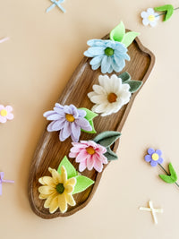 Pastel Daisy Hair Clip
