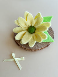 Pastel Daisy Hair Clip