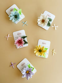 Pastel Daisy Hair Clip
