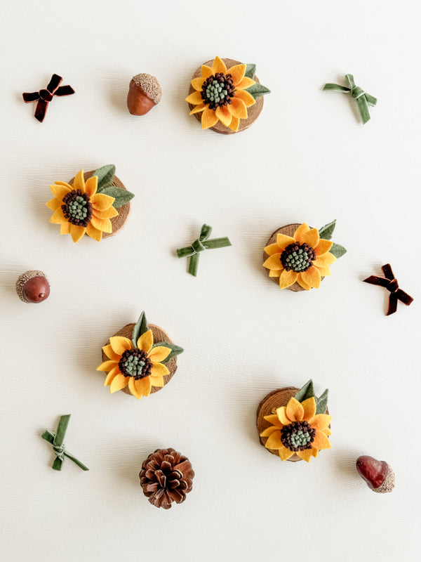 Sunflower Hair Clip