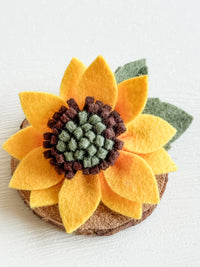 Sunflower Hair Clip