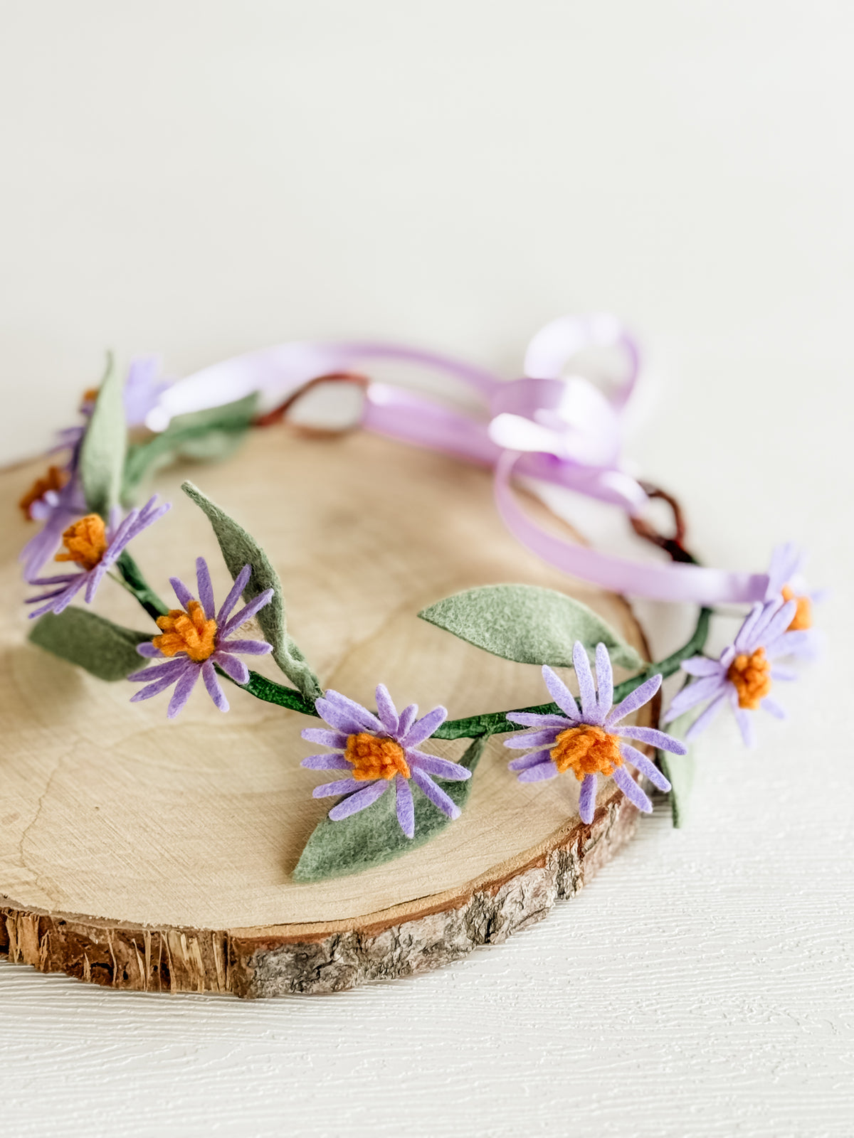 Blue Aster Flower Crown