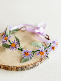 Blue Aster Flower Crown