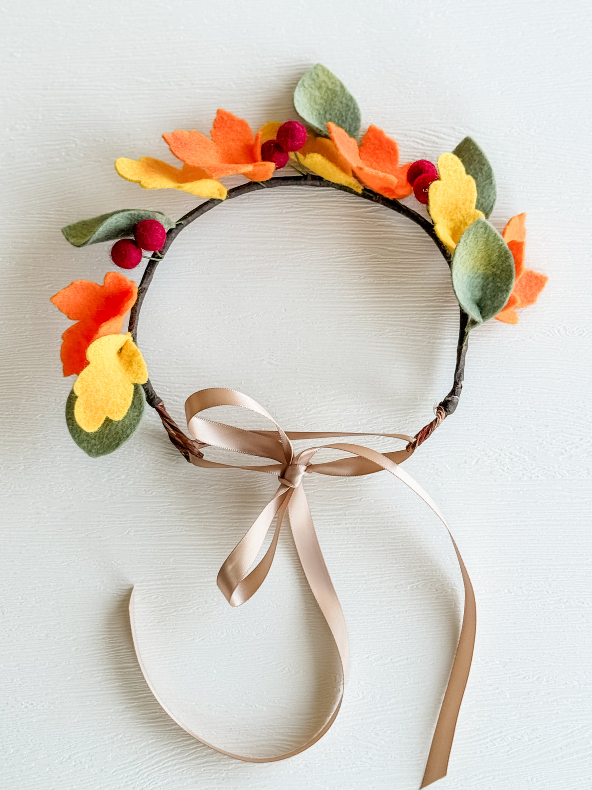Fall Leaves Flower Crown