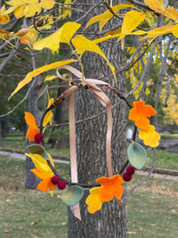Fall Leaves Flower Crown
