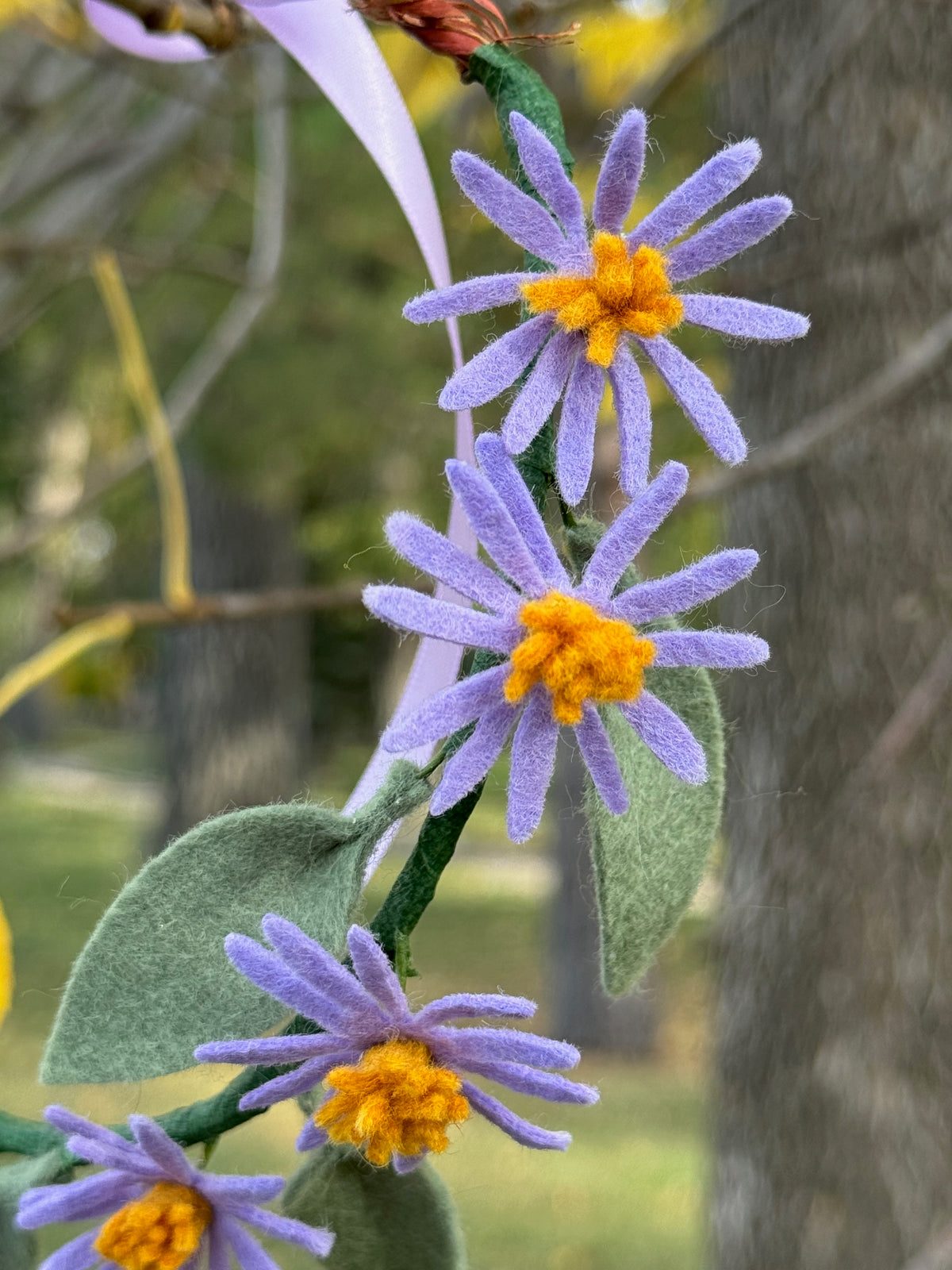 Blue Aster Flower Crown