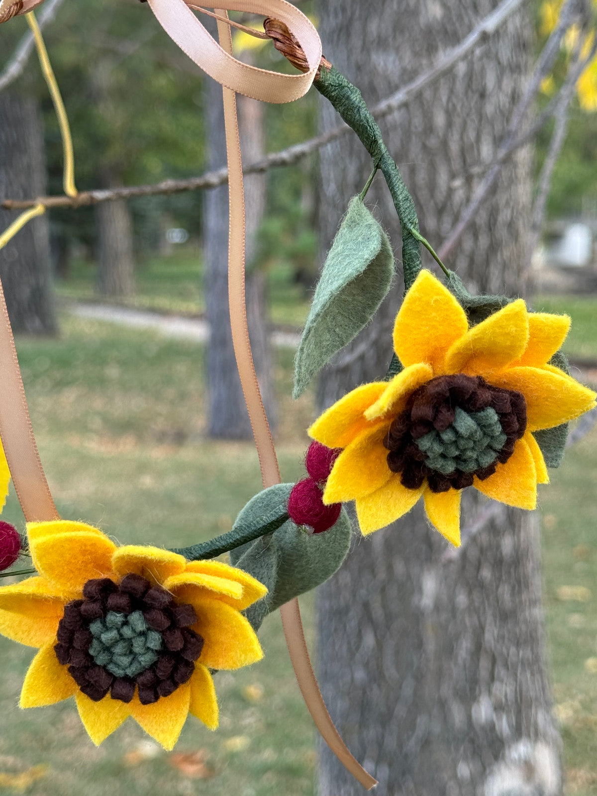 Sunflower Halo Flower Crown