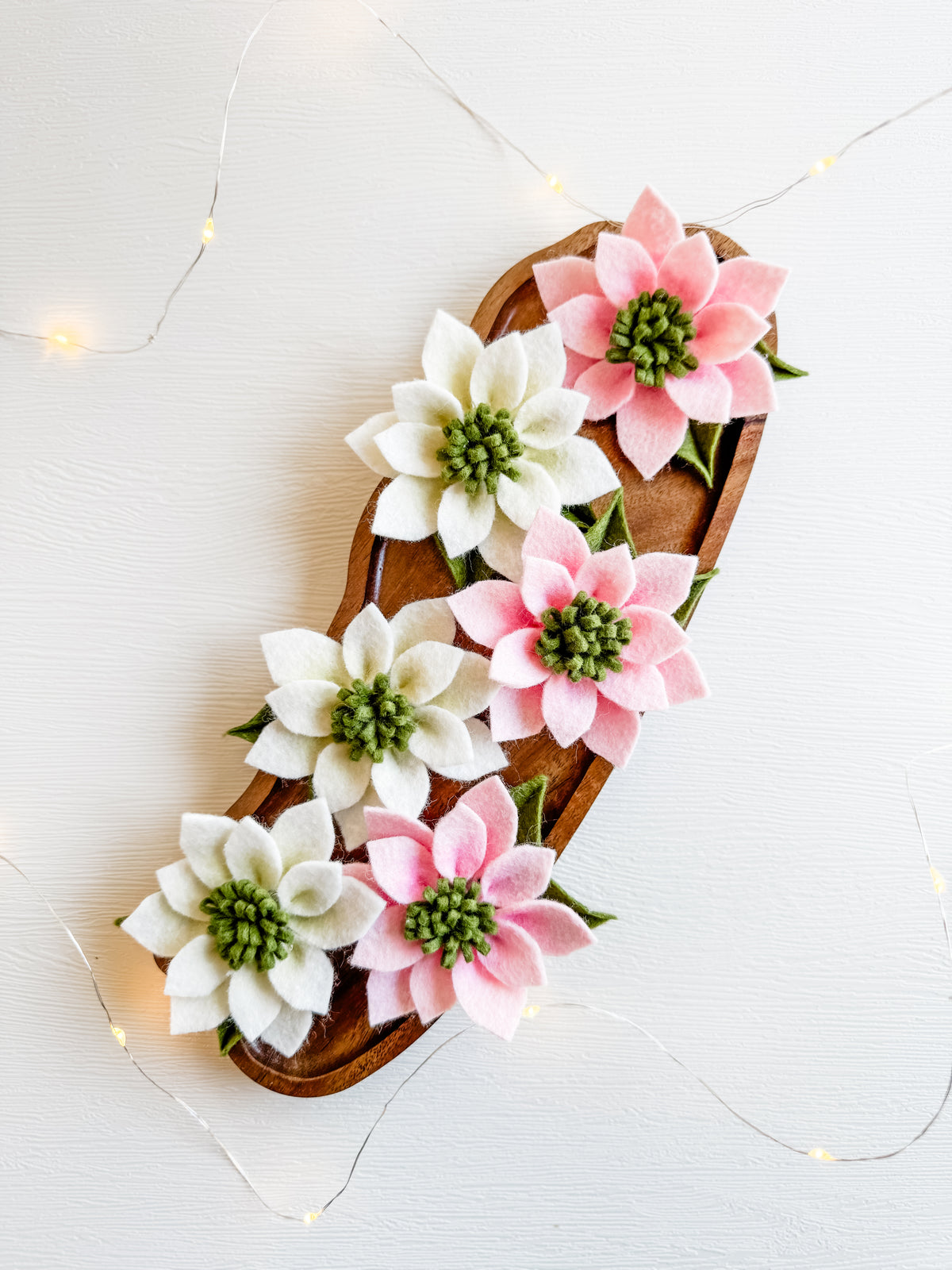 Poinsettia Hair Clip