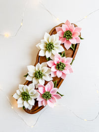 Poinsettia Hair Clip