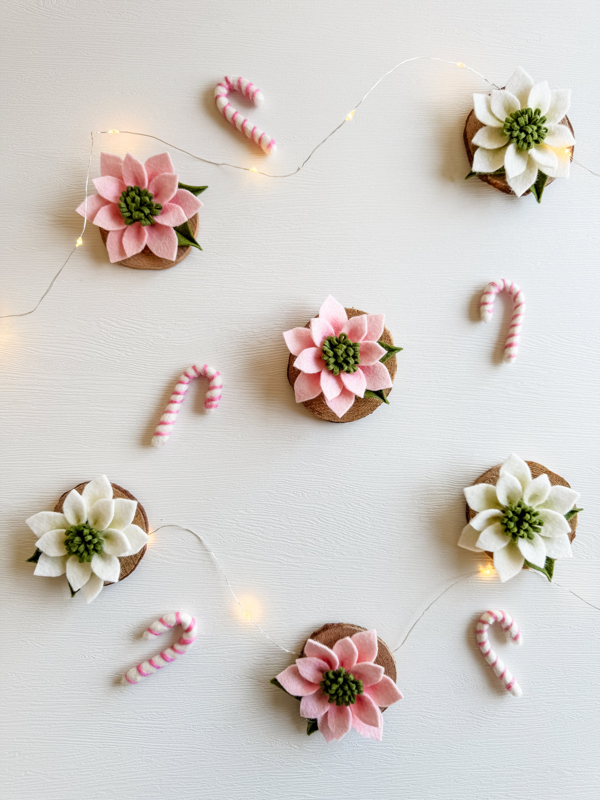 Poinsettia Hair Clip