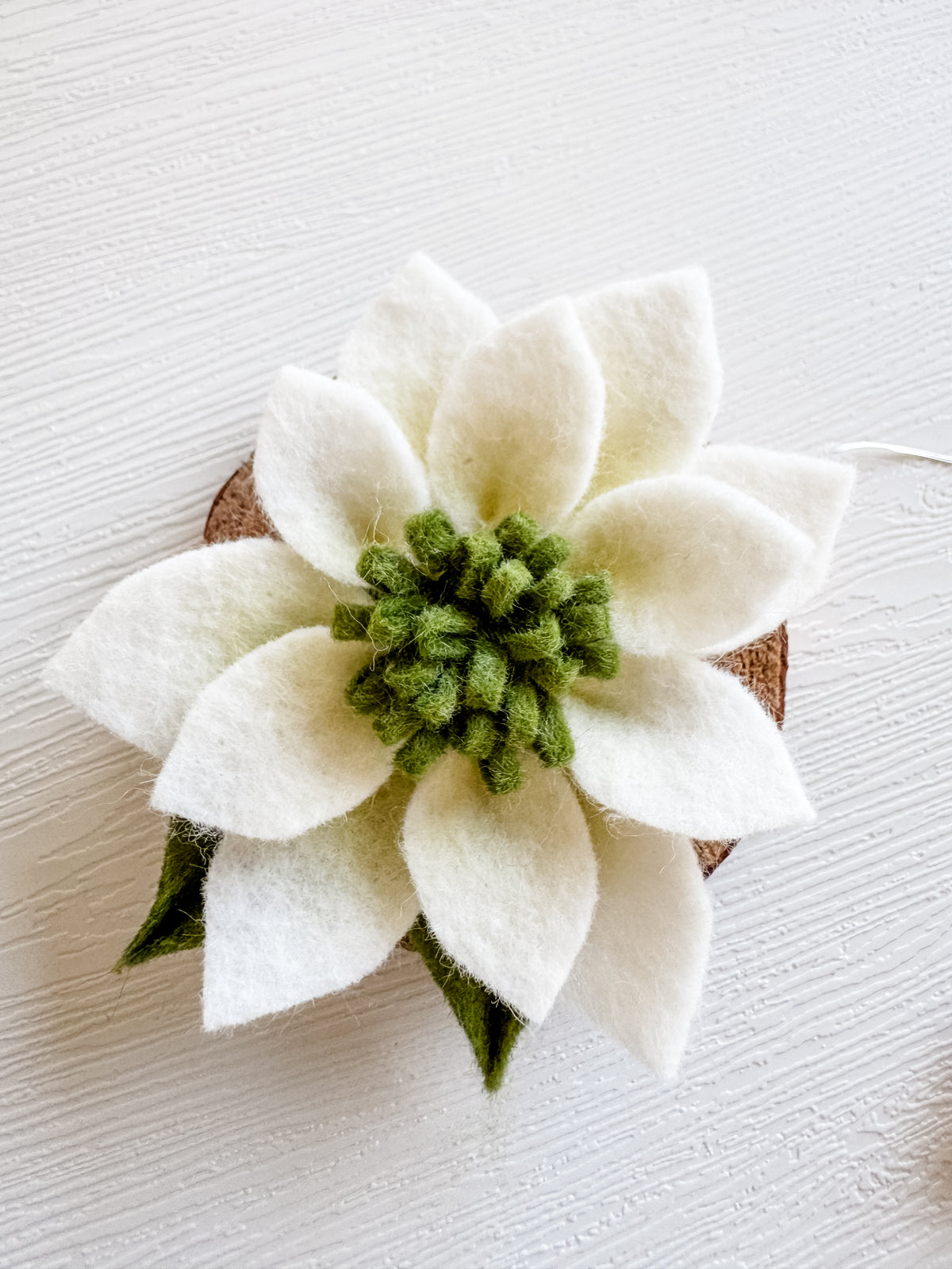 Poinsettia Hair Clip